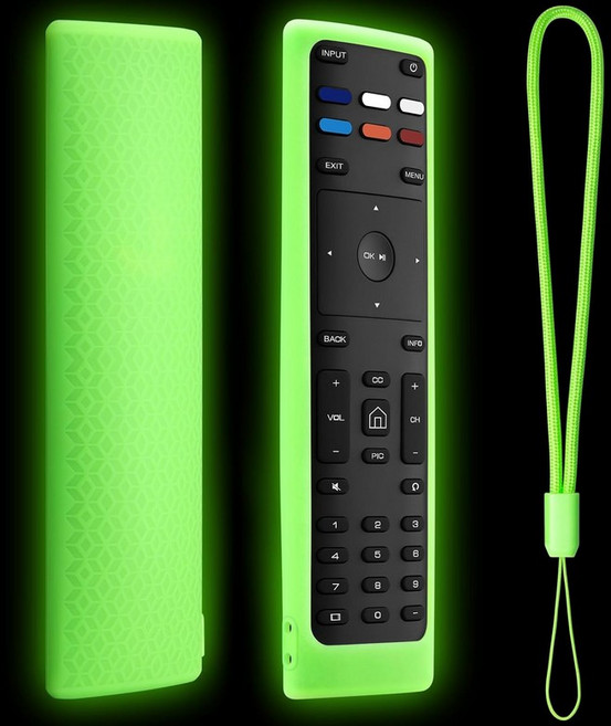 비지오 스마트 TV 원격 실리콘 케이스 XRT136 XRT140 글로우 블루, 2_for Vizio TV