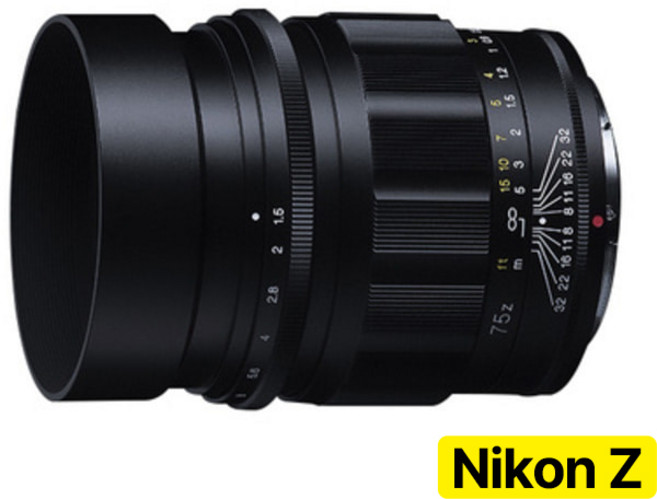 [정품등록시 5만 포인트 3년 보증] 보이그랜더 NOKTON 75mm F1.5 ASP 니콘 Z마운트, 단일품목