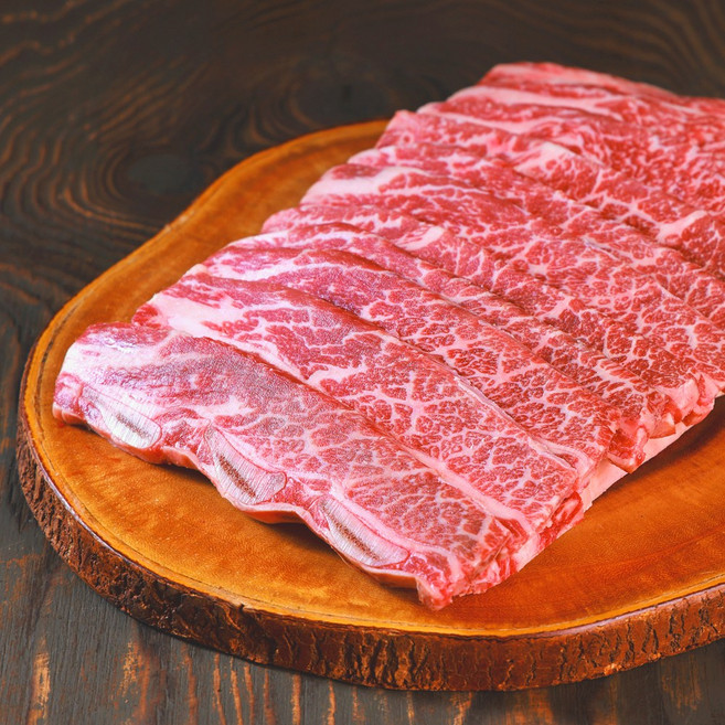 플라이팜 3차선별 지방제거 6 7 8번 꽃갈비 LA갈비 호주산 청정우, 1세트, 3kg