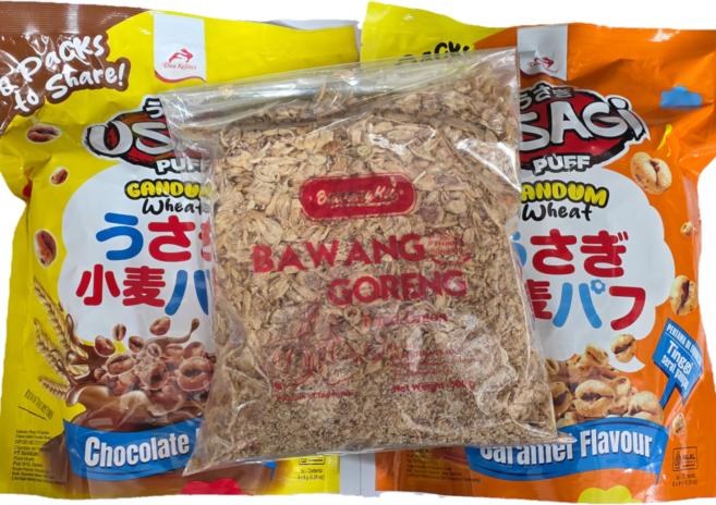 INDONESIA 바왕 고렝 Bawang Goreng 험뎅 Frised Onion 500g USAGI GRATIS, 1개