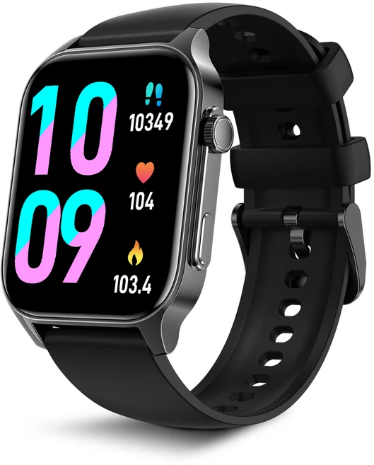 와피크 통화가능 블루투스 스마트워치 X5S 1.91인치 대화면 한글판, 블랙, 4.8cm, GPS + 블루투스 - 쿠팡