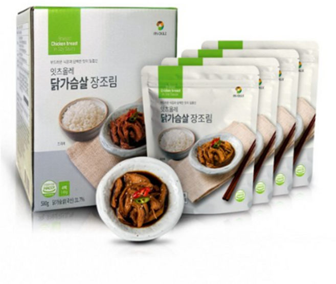 잇츠올레 닭가슴살 장조림, 12개, 145g