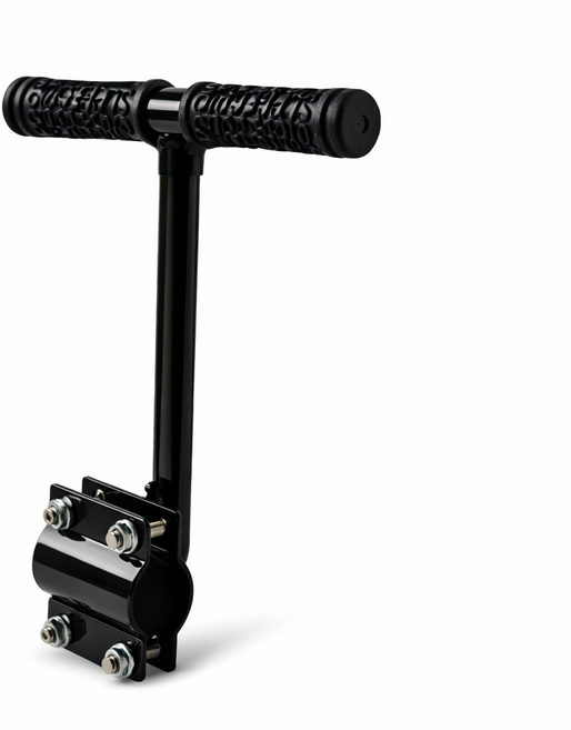 글로리존 자전거 뒷자리 보조석 핸들 손잡이 그립, 블랙, 1개