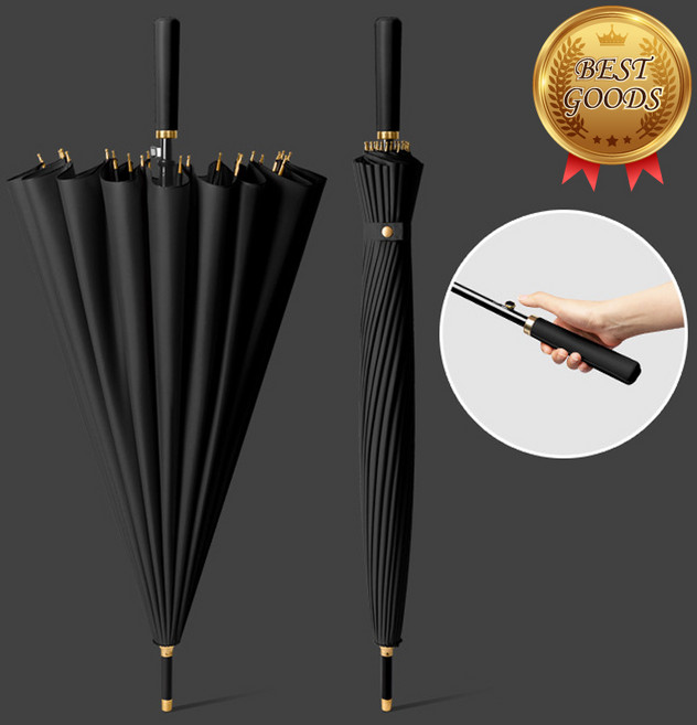 시그니처베이지 자외선 차단 튼튼한 고급 24k 장우산 SB720G