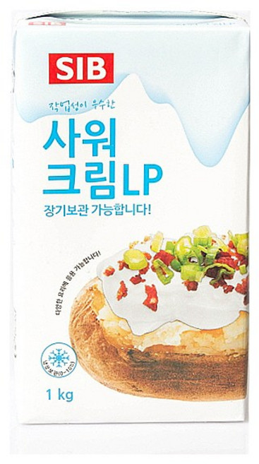 사워크림 LP (1kg)+아이스박스&아이스팩, 1kg, 1개