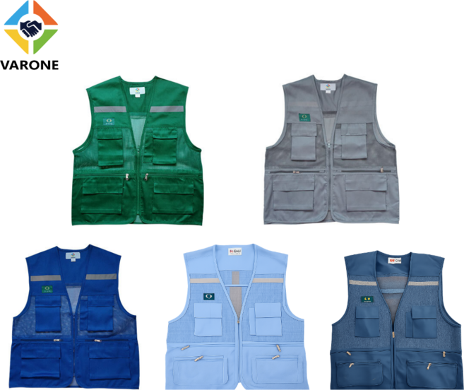 바론 TC조끼 망사 여름 작업 조끼, 하늘색, 1개