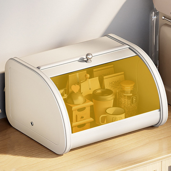 철제 영양제 보관함 식탁 정리함 영양제보관함 멀티 주방수납 다용도수납함 식탁정리 컵정리대, 1개, 밀크크림 (대형)