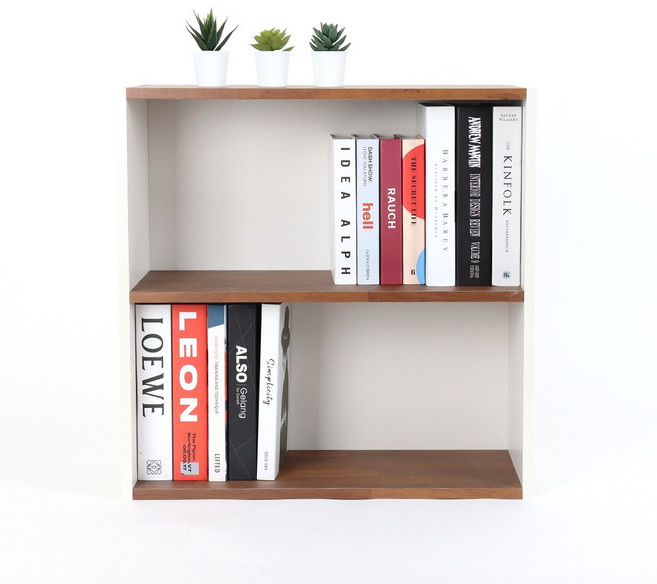 모던 2단 600 책장, 멀바우콤비