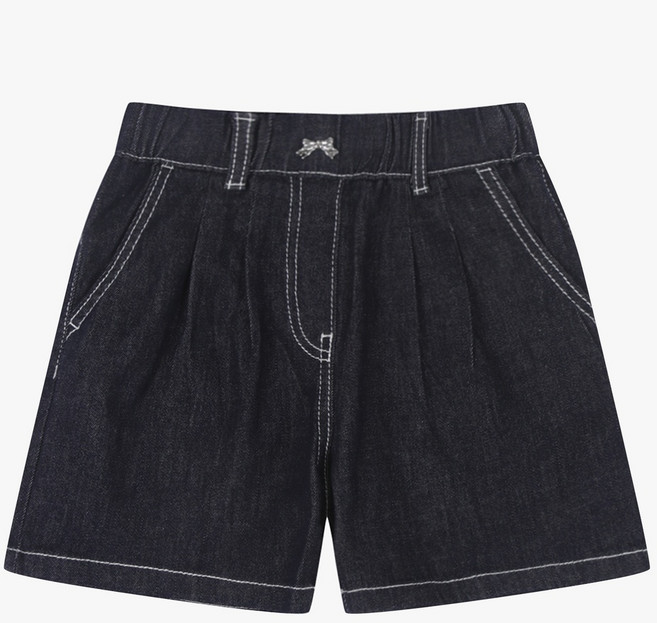 [로엠걸즈] 2025년 여름신상~~ [29 900] 턱장식 데님 반바지 RGTJ2543C