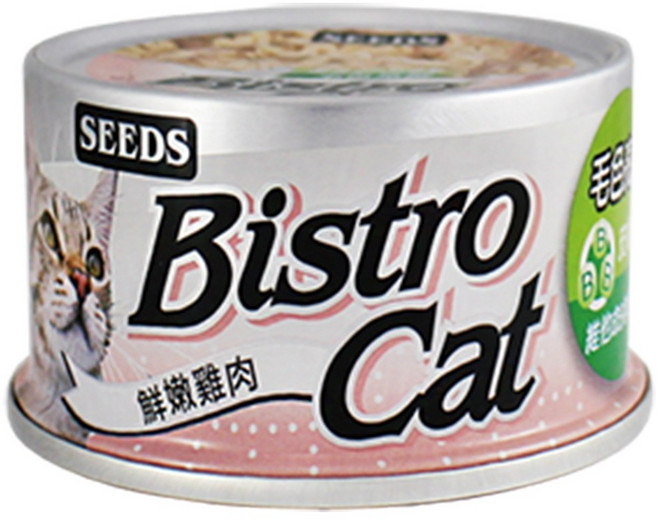Bistro Cat 特級銀罐 80g 貓咪濕糧, 鮮嫩雞肉, 1個