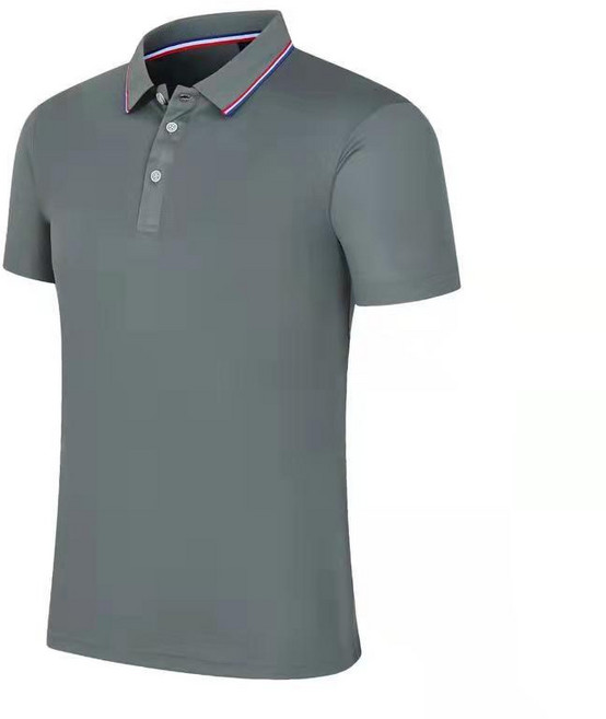 短袖翻領POLO衫 工作團體服 速乾透氣情侶款 多色可選, 灰