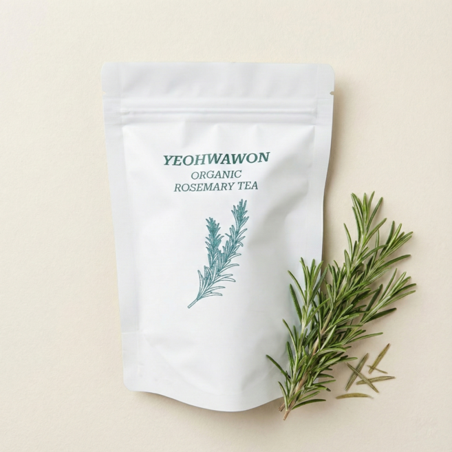 [여화원] 국내산 유기농 말린 로즈마리홀 허브 건잎 40g, 1개