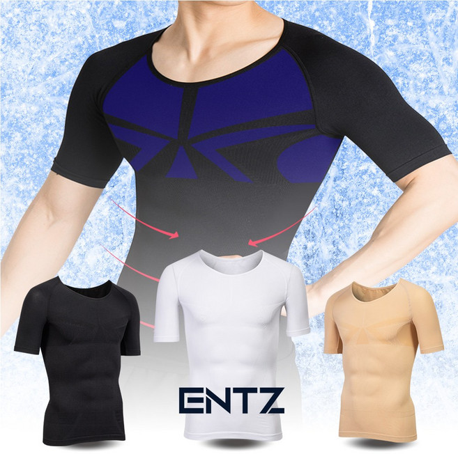ENTZ 최신형 엔츠 남자 보정반팔