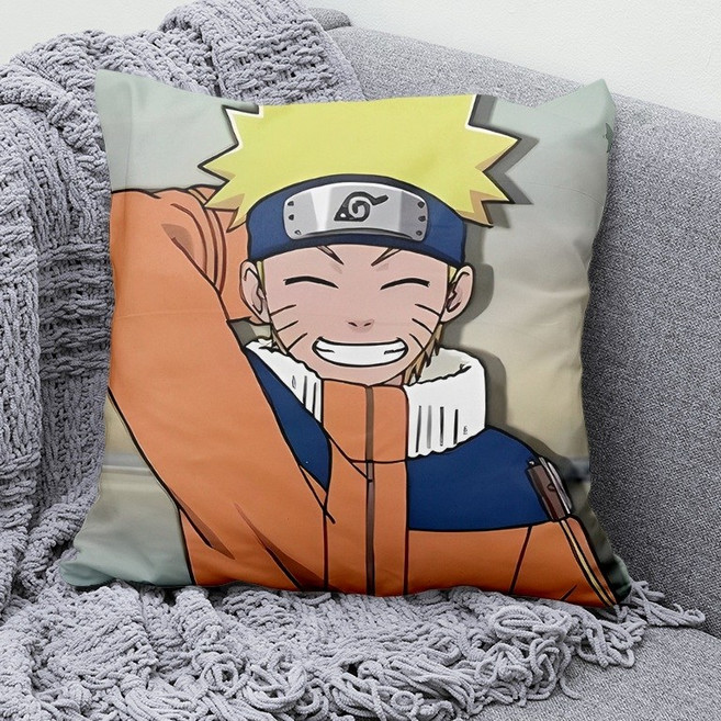 나루토 질풍전 쿠션 베개 방석 소파 거실 인테리어 장식 굿즈 사스케 이타치 오비토 미나토, HYRZ-4