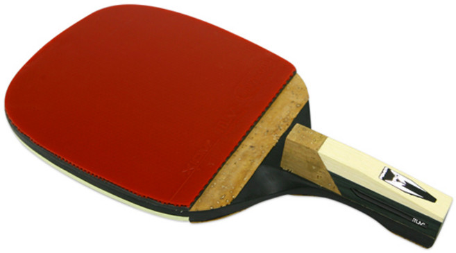 엑시옴 펜홀더 탁구라켓 M8.0P - ITTP공인러버 선수용 인체공학그립, 1개