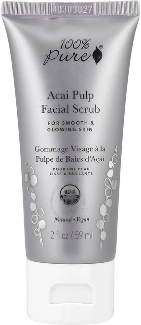 100% 순수 아사이 펄프 페이셜 스크럽 59ml (2 fl oz) URE-10282, 1 - 쿠팡