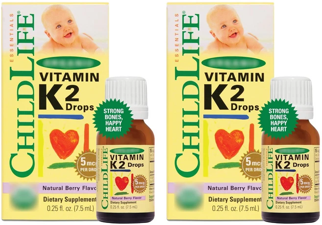 차일드라이프 비타민 k2 드롭 내추럴 베리 플레이버, 7.5ml, 2개 - 쿠팡