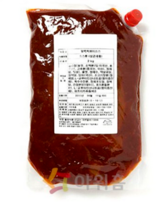 아워홈 달콤 떡볶이 소스, 5개, 2kg