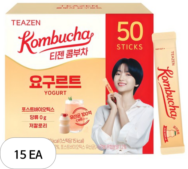 티젠 콤부차 요구르트, 5g, 50개입, 15개