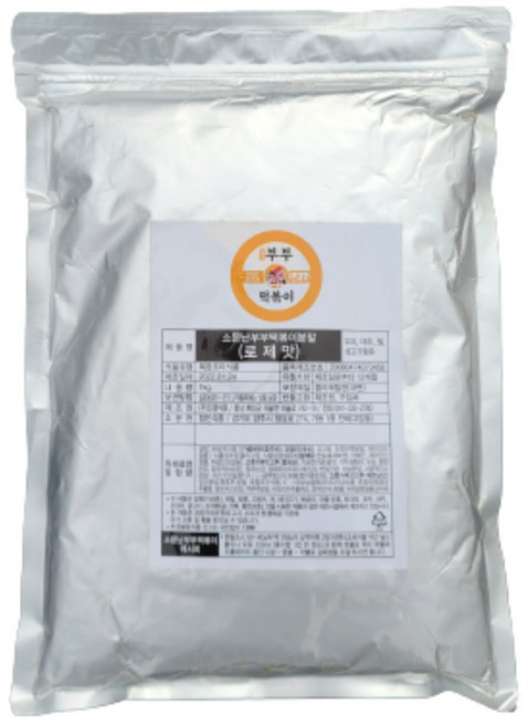 소부떡 청주 소문난부부 떡볶이 로제맛 분말소스 1kg 업소용 캠핑요리, 1개