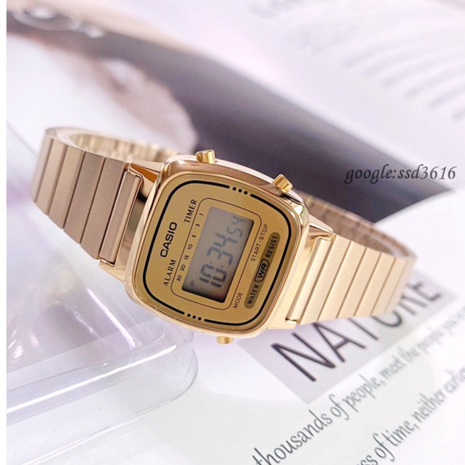 CASIO 復古電子錶 LA670WGA