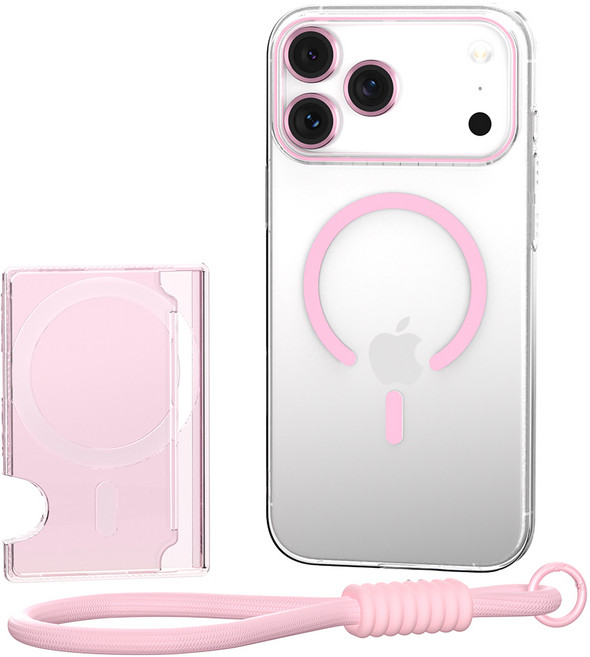 5세컨즈 레온 맥세이프 호환 케이스 + 카드 수납 + 스트랩 + 카메라 풀커버 올인원 세트