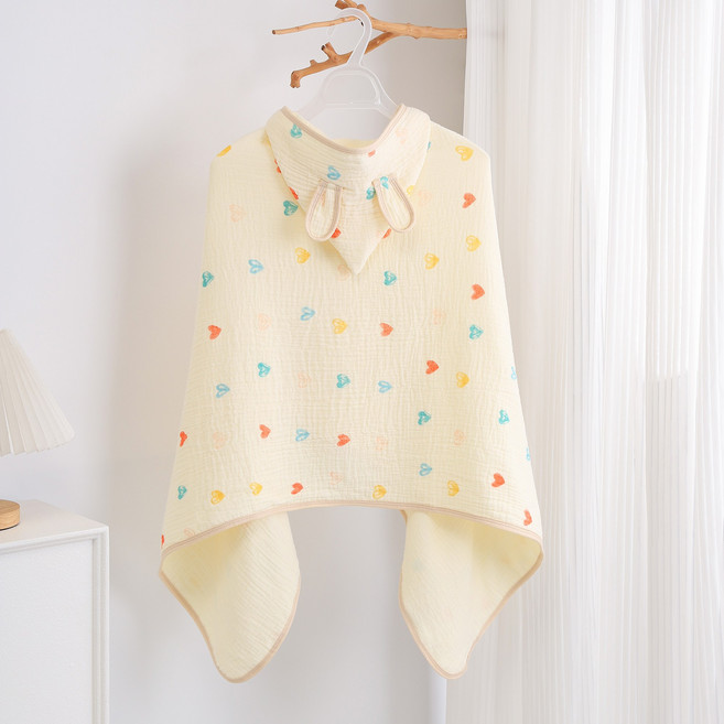 블랙체리 아동용 4겹순면 후드 비치가운, 풍선, 1개