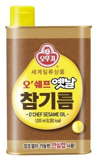 오뚜기 오쉐프 옛날 참기름 1000ml 1개, 1L