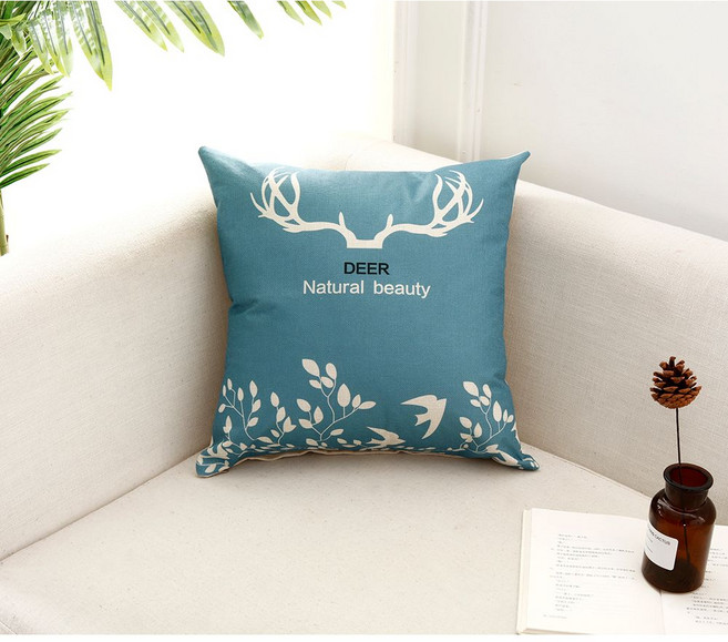 쇼파 쿠션 소파 북유럽 허리 엔틱 등받이, I