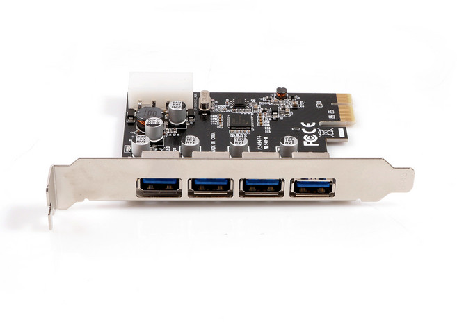 (이지넷) USB3.0 4포트 PCI Express 카드NEXT-305NEC EX, 기본