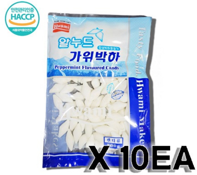 화미 알누드 가위박하800g(박스), 800g, 10개
