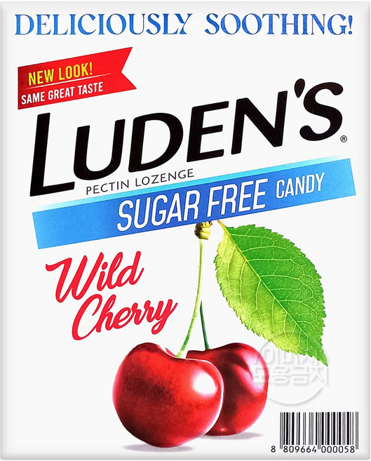 루덴스 슈가프리 캔디 와일드 체리향, 1개, 450g