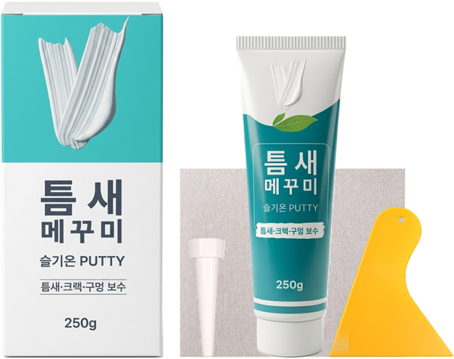 슬기온 틈새 메꾸미 퍼티 타일 크렉 보수, 1개