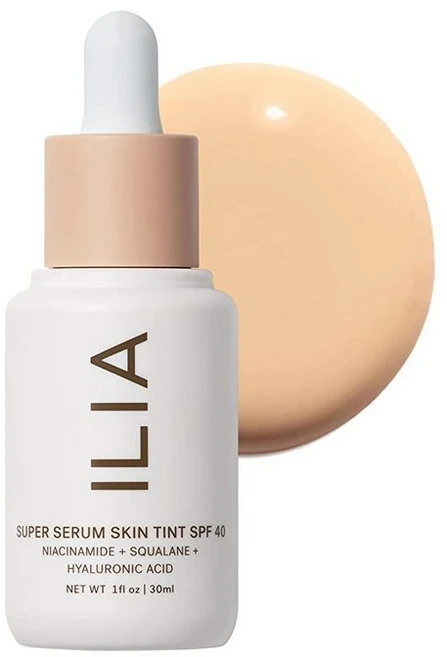 ILIA - 슈퍼 세럼 스킨 틴트 SPF 40 | 무독성 비건 크루얼티 프리 클린 메이크업(Balos ST-3), 1개, Balos ST-3 - 쿠팡