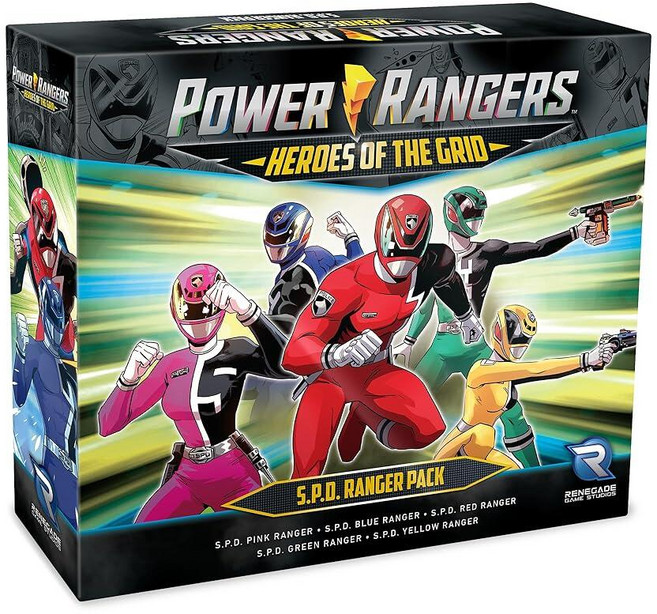 Renegade Game Studios Power Rangers Heroes of The Grid S.P.D. 레인저 팩 확장판 2~5인용, Renegade Game Studios Power Ra