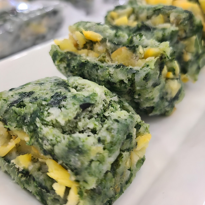 [미소떡방] 밤 쑥 설기 달지않은 식사대용 개별포장 떡 80g 10개