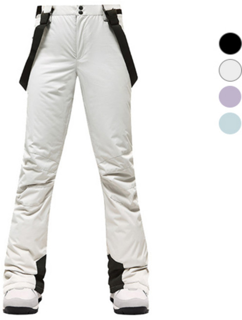 SUB22 여성 스키바지 방한 패딩 스키복 보드 하의
