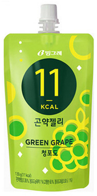빙그레 곤약젤리 130gx30개 11칼로리/청포도/복숭아/사과 식사대용, 130g, 30개