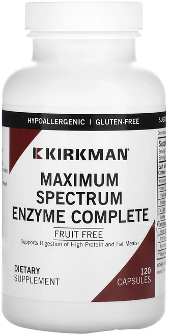 새해 첫좋은선물 Kirkman Labs Maximum Spectrum Enzyme Complete 캡슐 120정 제대로 할인합니다, Kirkman Labs Maximum Spectr..., 1개 - 쿠팡