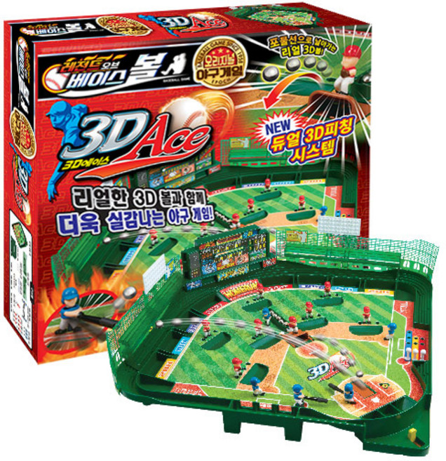 레전드오브베이스볼 토이트론 3D Ace 야구게임, 혼합색상, 1개