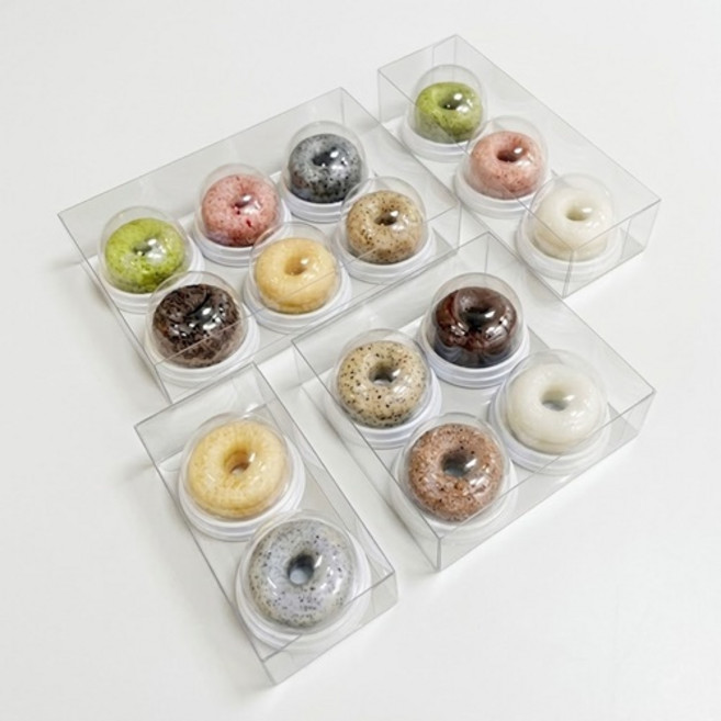 [우주포장]원형돔 케이스 투명상자 / 4종류, 50개, PET