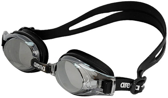 아레나 미러 수경 레인보우 AGW-390MJ 아동 어린이 초등 물안경, 아레나수경AGW-390MJ 블랙, 1개