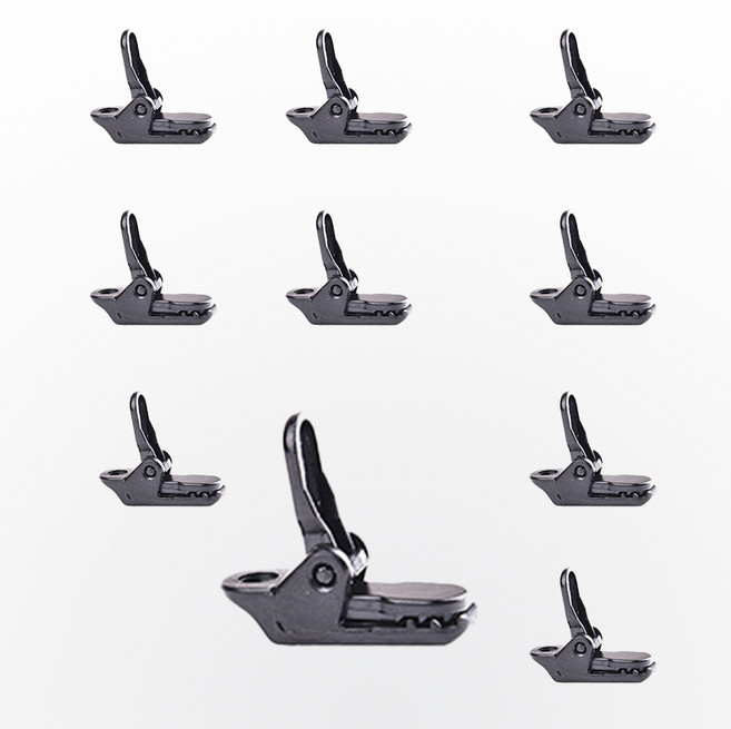 오즈니 악어형 이중 텐트고정 타프 클립 10P