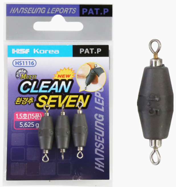 한승 회전 도래추 낚시용품 봉돌고리, 1개