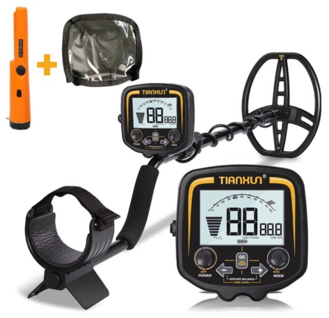 전문 금속 탐지기 지하 깊이 검색 파인더 금 보물 사냥꾼 Pinpointer, 02 as photo, 01 CHINA