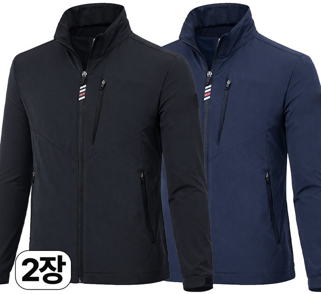 워킹맨 아울렛 1+1 봄 여름 시즌 나일론 소재 고스판 탄력 런닝 자켓 아웃도어 점퍼 F102