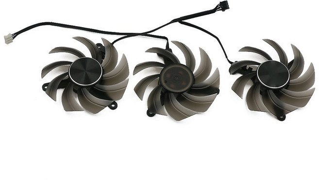 Gamingpro OC 그래픽 카드 쿨러 Palit GeForce RTX 3060 Ti 3070 3070Ti 3080 3080Ti 3090 FD8015U12D TH8015S2H, 03 3 Fan