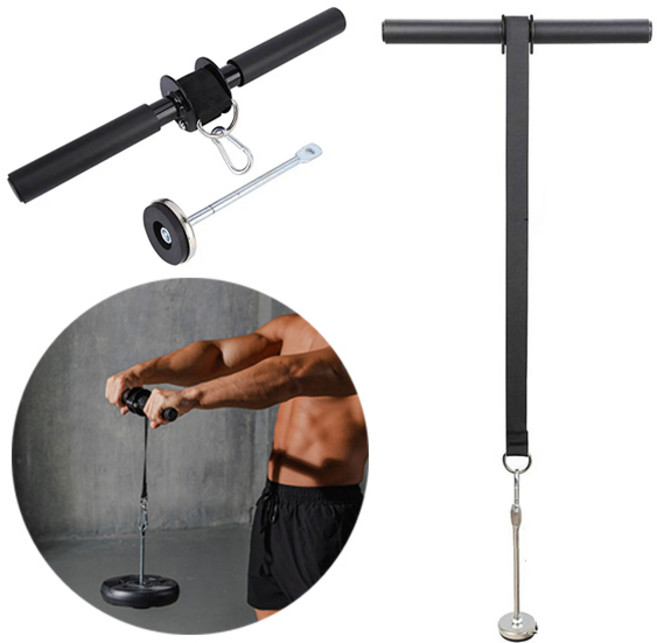 전완근 운동기구 손목 팔뚝 팔 근력 강화 리스트롤러 벨트형 추감기 완력기, 1개, 블랙