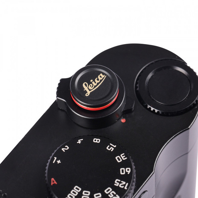 소프트버튼 라이카 Q3 셔터 버튼 우드 메탈 릴리스, 1개, E_라이카 블랙 버튼