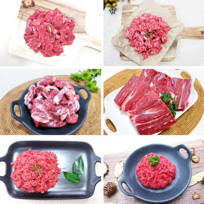 [오늘출고] 한우 1등급이상 국거리 이유식용 더예쁜한우, 한우 홍두깨살 이유식용 (300g), 1개